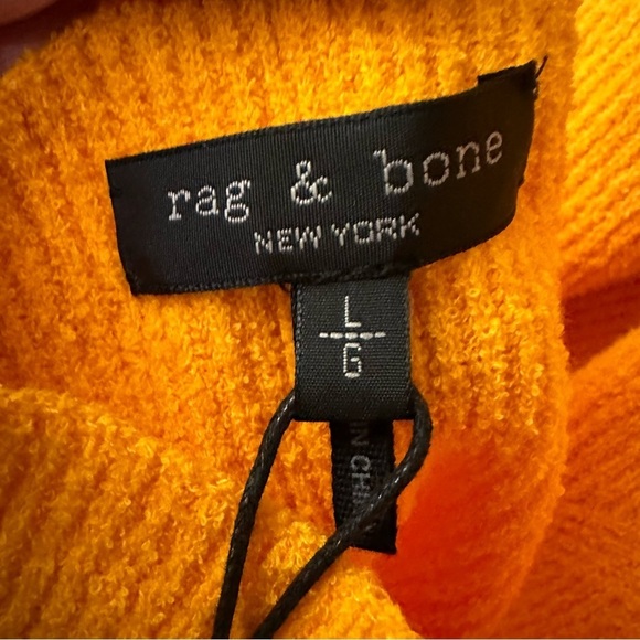 NWT RAG & BONE Soleil Stretch Ribbed Bra Top reg $150 size large - Picture 10 of 12